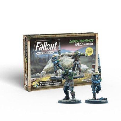 Modiphius: Fallout: Wasteland Warfare - Super Mutants: Marcus and Lily