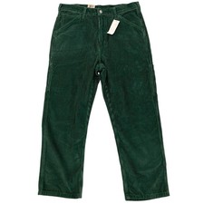 Levi's Men's Workwear 568 Loose Straight Carpenter Corduroy Pants 'Python Green'