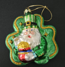 Unbranded 4 Glass Leprechaun Ornament Pot of ...