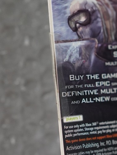 Call of Duty: Modern Warfare 2 - Cliffhanger Demo CD - NEU - Xbox 360 (selten) - Bild 3 von 4