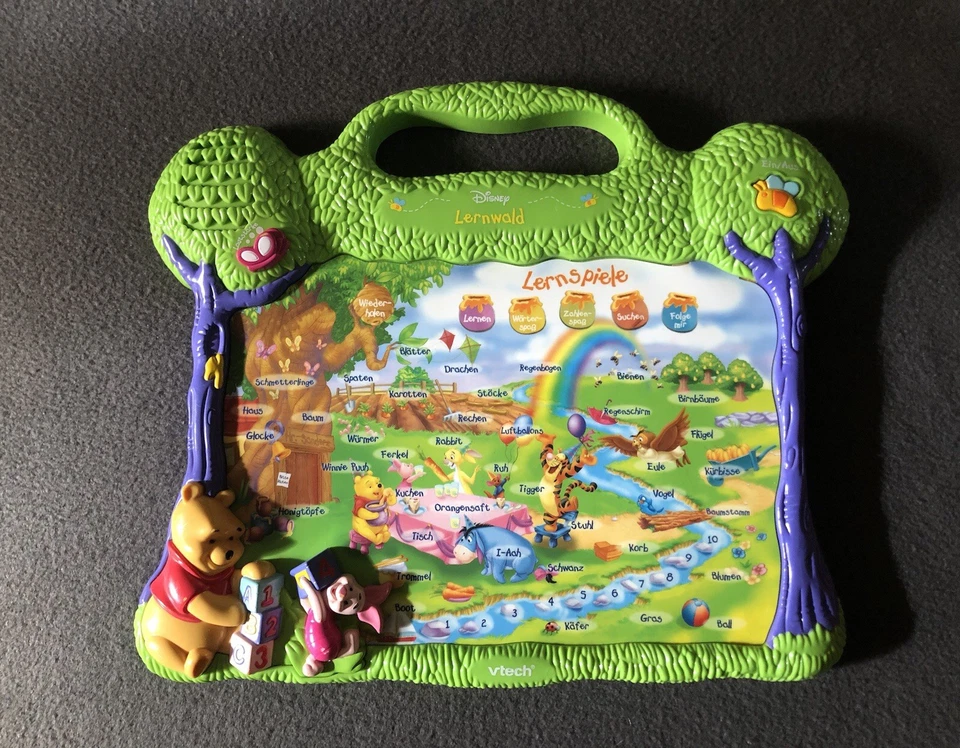 Vtech Disney Lernwald Lernspiel mit Winnie Puuh / Wörter Zahlen lernen
