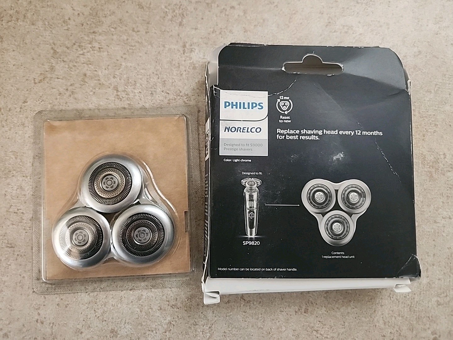 Philips Norelco Genuine SH98/82 Replacement Shaving Heads  S9000 / 9000 Prestige