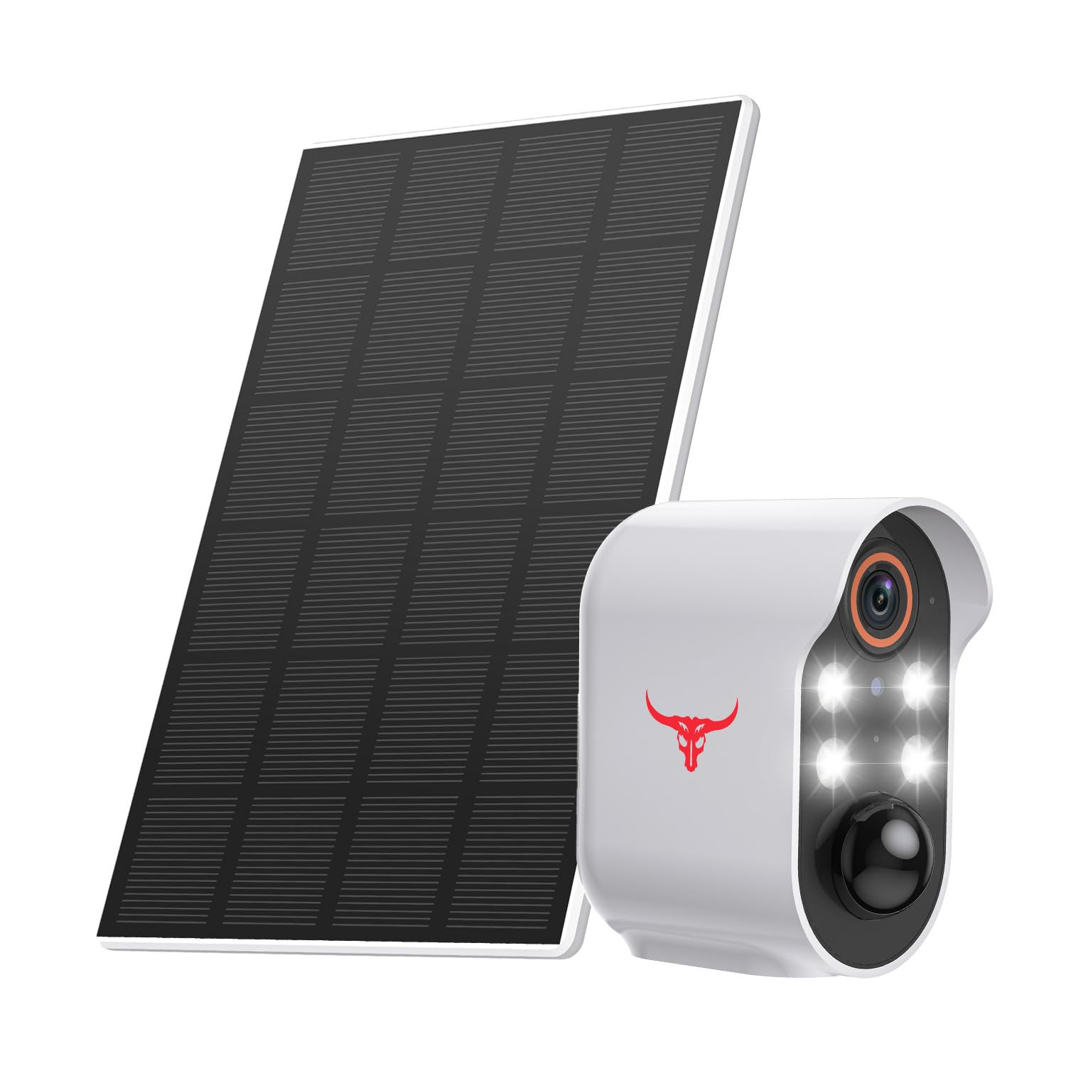 1080p Wireless Outdoor Security Camera with 2.4GHz WiFi Human Detection and Color Night Vision