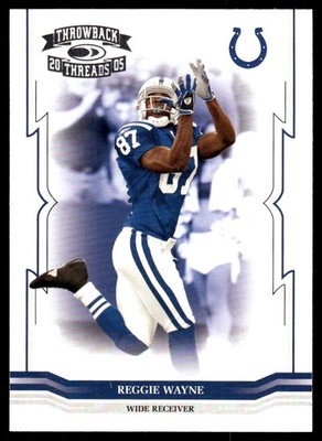 Reggie Wayne 2005 Donruss Throwback Threads #66 Colts NFL READ FREE SHIPPING