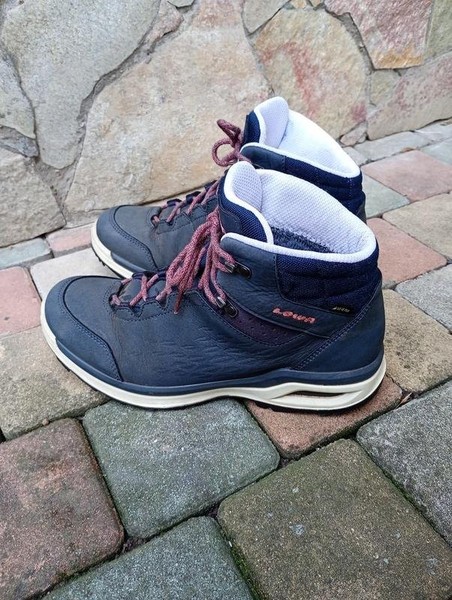 Women Lowa Boots Grey Leather 41 #MDYY