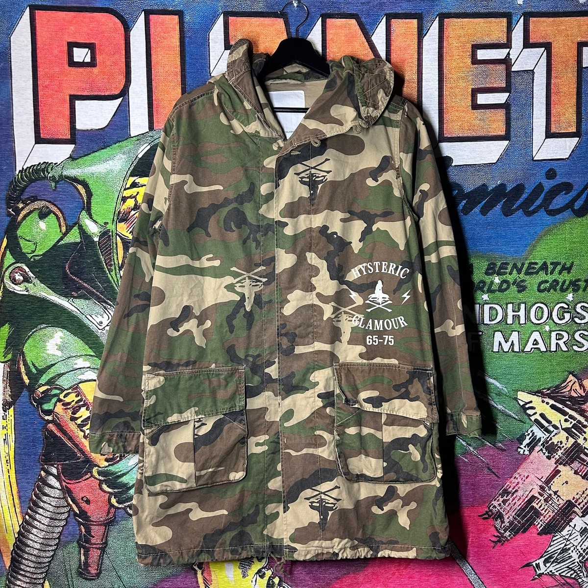 Hysteric Glamour Camouflage Parka Size Small | eBay