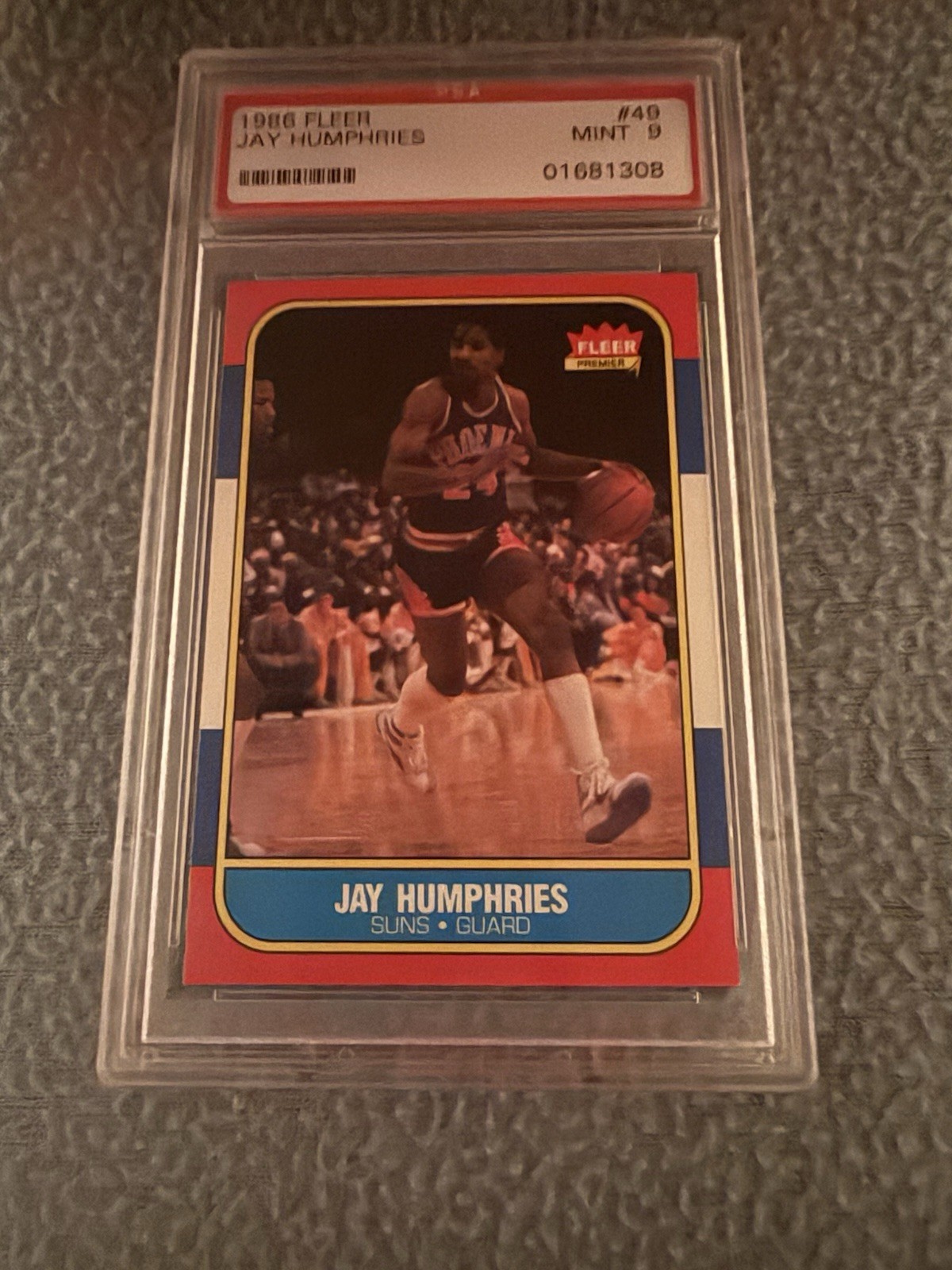 1986-87 Fleer Jay Humphries #49 PSA 9 MINT