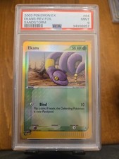 2003 Pokémon EX Sandstorm 64 Ekans Reverse PSA 9 Mint on eBay