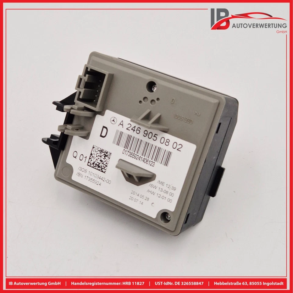 Ignition Lock With 2 Keys A2469050802 MERCEDES-BENZ B180 B-CLASS W246 MB - Image 3 of 4