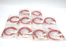 New Lot of 10 Red 3 FT CAT 6 UTP Patch Cable 550MHZ CMT 8N7100