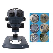 Trinocular Zoom Stereo Microscope WF10X22mm Eyepiece 7X To 50X Zoom