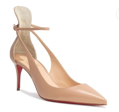 Christian Louboutin Rosa 85 Beige Nude Heels Shoes sz 40 Brand