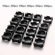 100 Pcs DIY Battery Plastic Stand 18650 Lithium Battery Cell Holder Brackets lot