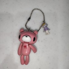Chax GP Gloomy Bear mini Figure Keychain Ball Chain Pink Used