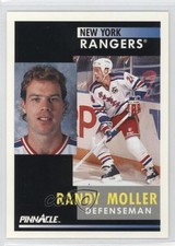 1991-92 Pinnacle Randy Moller #256 0a4