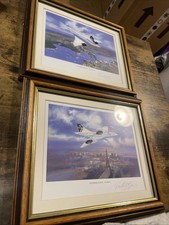 2 X Concorde print Westminster Ltd edition 4950 Supersonic Sydney & Paris Framed