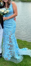 Jovani Light Blue Prom Dress