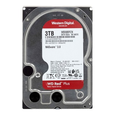 Western Digital Red Plus 3TB 5.4K 128MB SATA III 3.5'' WD30EFZX NASware 3.0
