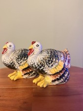 Vintage Turkey Salt & Pepper Shaker Set Made ...