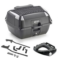 Givi B45+ Koffer 45LT Schwarz Mit Monolock Halter FüR Yamaha MT-03 2006-2008