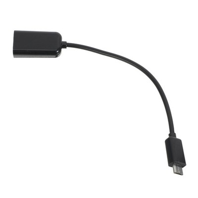 Micro USB 2.0 OTG -Kabel im GO -Adapter für Telefone Tablets (schwarz)