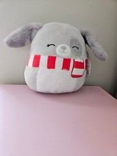New Squishmallow Ivy the dog 7" Winter Plush 2022
