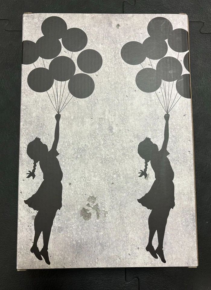 【Autentico】Medicom Bearbrick BanksyFlying Balloons Girl 400% 100% be@rbrick... - Immagine 2 di 4