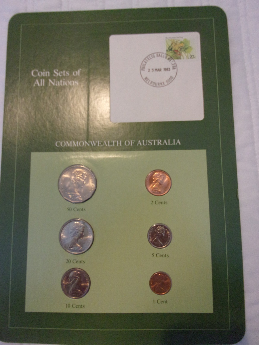 Coin Sets of All Nations, 17 Nations in all, 109 coins, National