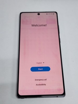 DEFECTIVE -  Samsung Galaxy Note 20 5G - 128GB - Gray - GSM Unlocked - 9858