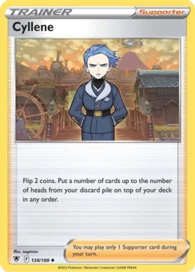 LP Pokemon Cyllene - 138/189 - Uncommon Lightly Played Astral Radiance