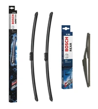 Peugeot 508 Wiper Blades Set Front + Rear 2010-2018 BOSCH AEROTWIN A636S H301