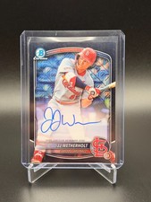 2025 Bowman Chrome JJ Wetherholt Mega Box Black Auto On Card /10 Cardinals