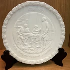Vintage Fenton "Life, Liberty, And The Pursuit Of Happiness" Milk Glass Plate