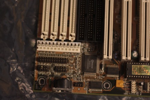 ASUS VX97 Socket 7 AT motherboard Intel 430VX TESTED 1.01 USB PCI ISA grade B - 第 8/21 張圖片