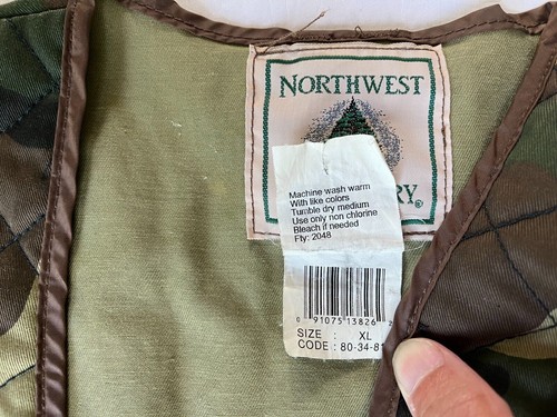 VINTAGE NORTHWEST TERRITORY HUNTING VEST CAMO SHOTGUN POCKETS MENS SIZE XL EUC - Picture 2 of 6