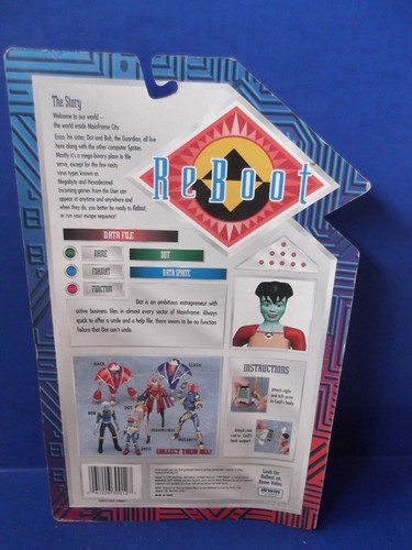 Vintage 1995 REBOOT DOT Action Figure by IRWIN - Picture 4 of 6