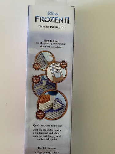 Frozen 2 Anna Diamond Dotz Kit de Arte Pintura Bordado Regalo 65 x 50 cm Licencia - Imagen 7 de 9