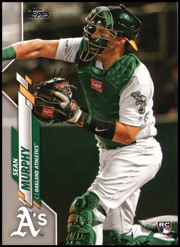  2020 Topps #317 Sean Murphy RC - Athletics