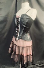 Steampunk /Gothic Skull Corset Outfit  Outfit By SDL
