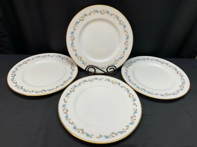 Minton ''CHAMPAGNE'' Pattern #H5283  ~ Set of 4 ~ Dinner Plates ~ 10 1/2'' 