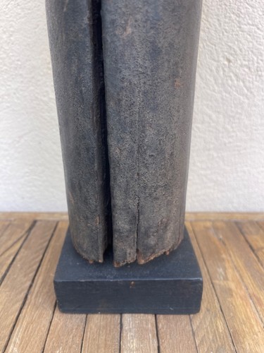 Figure d’ancêtre Fang culte du Byeri Gabon H 51,5 cm poids 2kg340 vers 1960 - Photo 3 sur 12