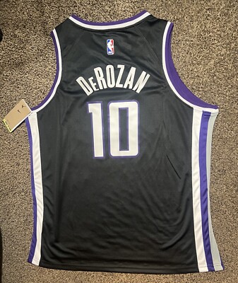 NWT Demar Derozan Sacramento Kings Icon Jersey XL Fox Monk Sabonis