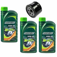 ÖLfilter HF147 MotoröL Set 10W40 3 Liter FüR Yamaha Fzs 600 Fazer Sn Xvs 1300
