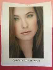 Caroline Dhavernas #2 original vintage talent agency headshot photo with credits