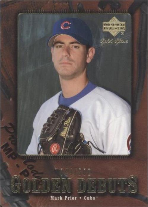 2001 Upper Deck Gold Glove - Golden Debuts Mark Prior #133 /500 (RC ...