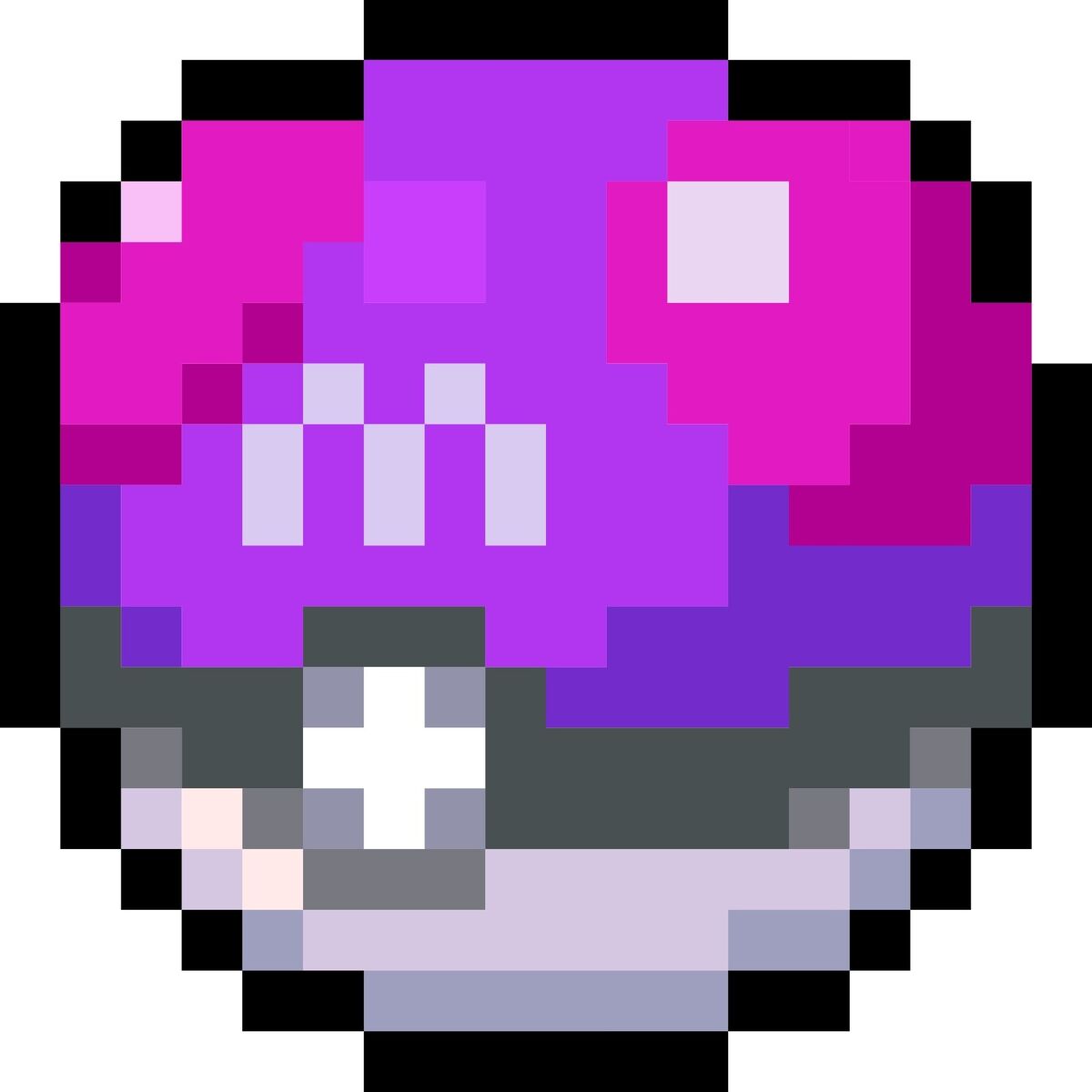 8-bit Pokémon Pixel Art Poké Ball PNG  Pixel art, Cool pixel art, Pixel  pattern