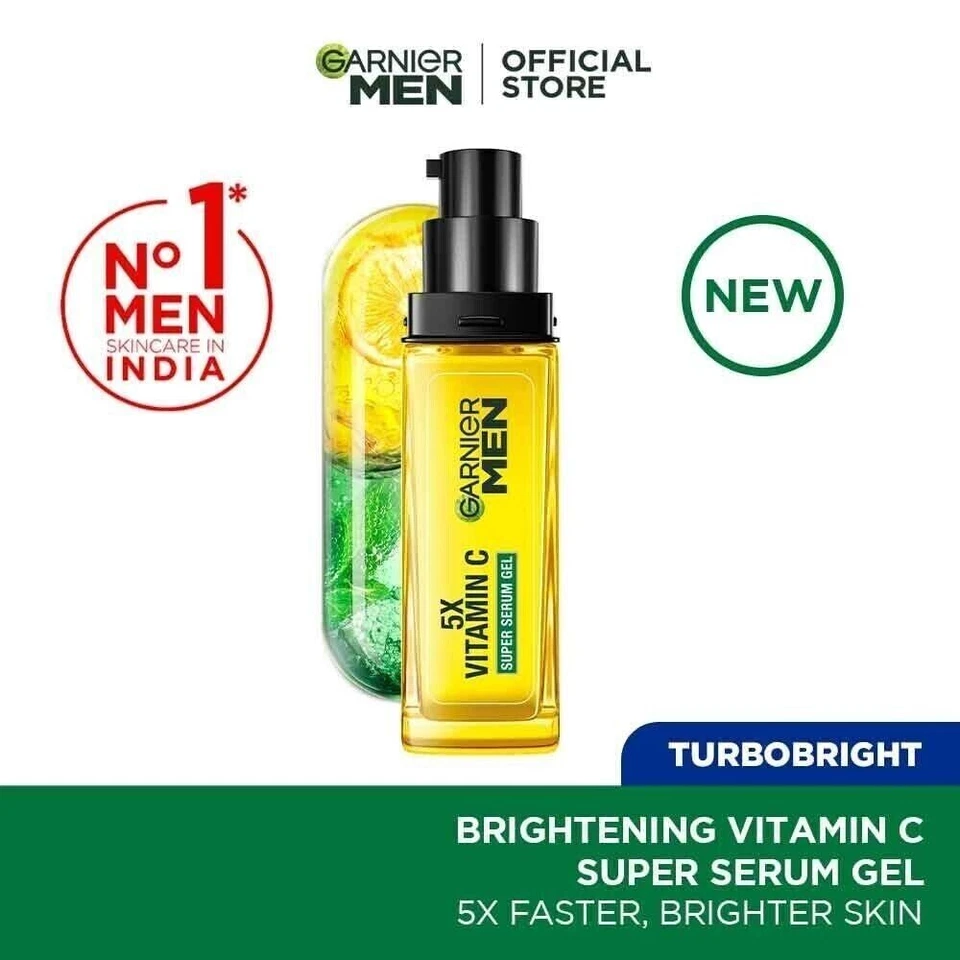 Garnier Masculino Turbo Brilhante Super Sérum Gel Masculino, 30 ml - Imagem 2 de 4