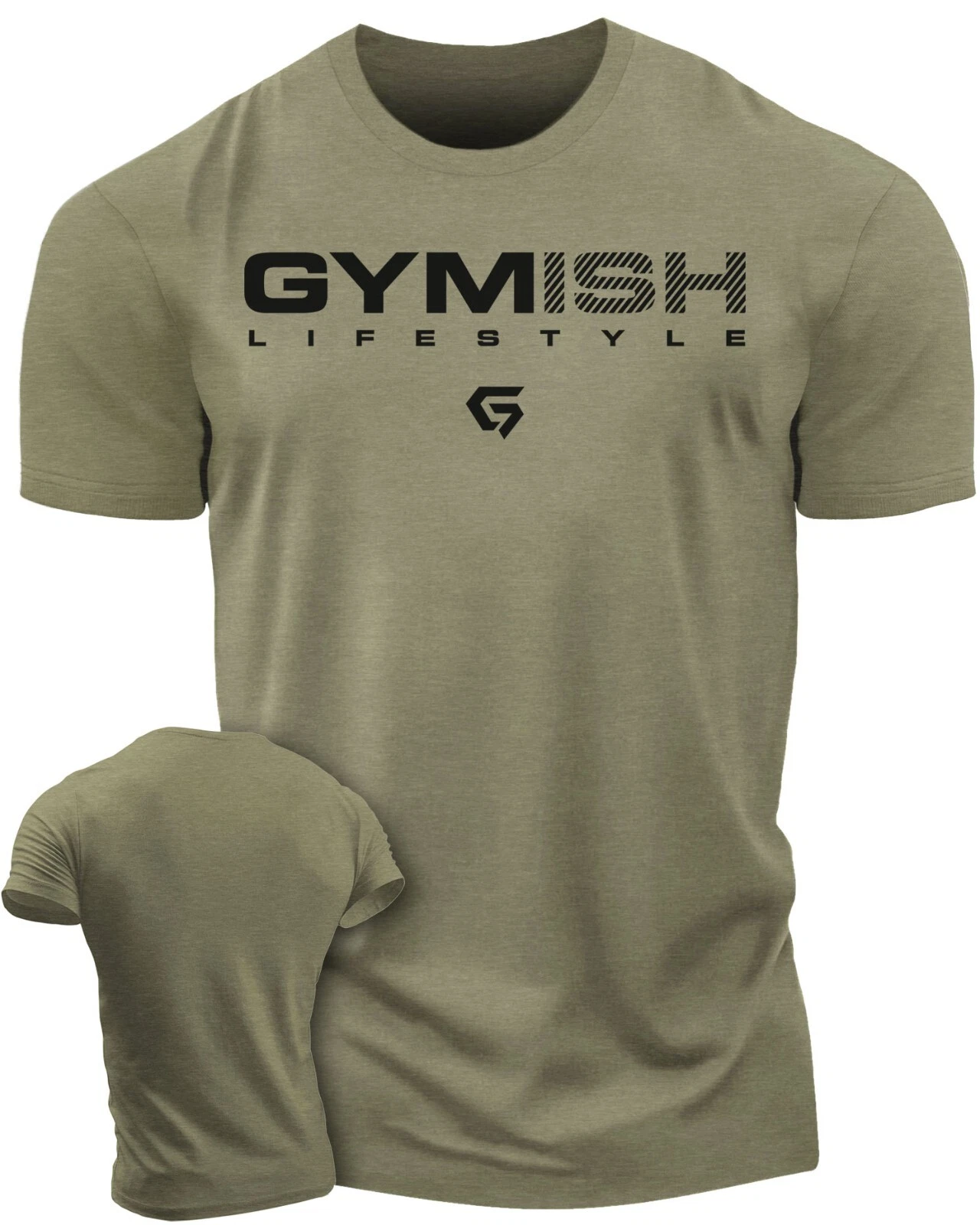 047. Gymish Lifestyle Funny Workout Gym T-Shirt for Men