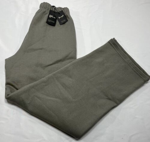 NWT Young LA Jogger Women Small Gray Straight Leg Sweat Pants YLAW1044-W229 New