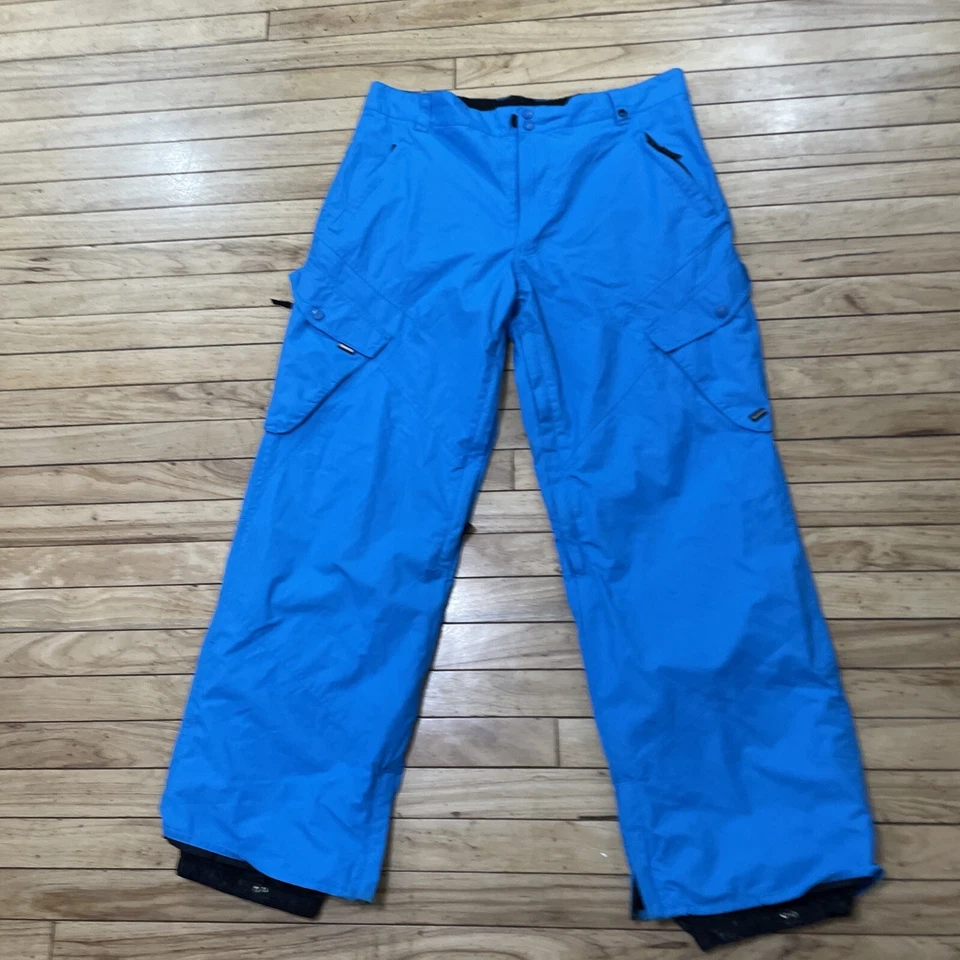 Pantalones de Nieve RIPZONE 5k Forrados Adultos Hombres XL Núcleo Esquí Azul Carga Cremalleras Aire Libre Activo Foto 4 de 4